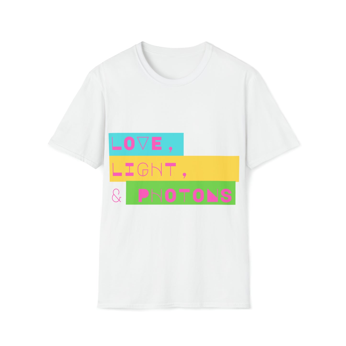 LOVE LIGHT & PHOTONS Unisex Softstyle T-Shirt