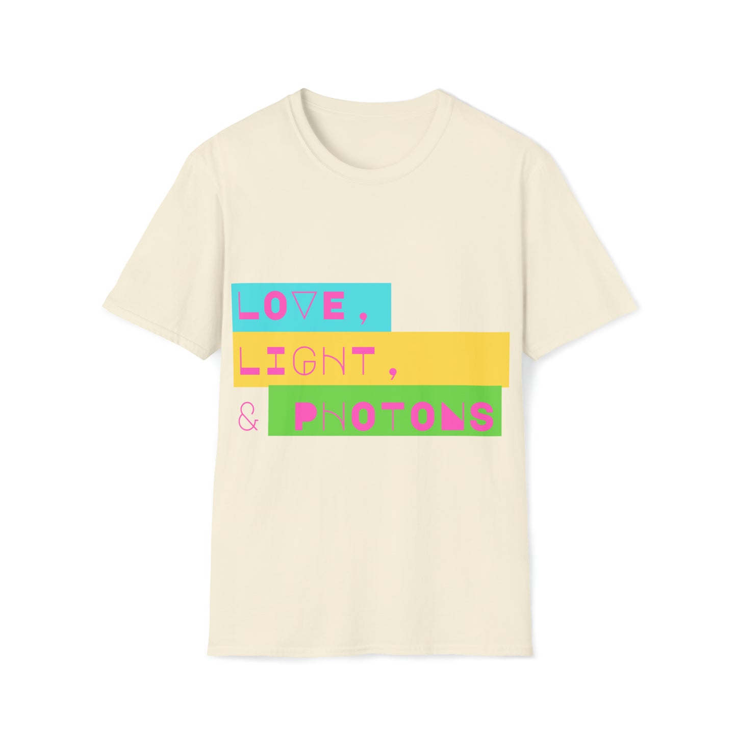 LOVE LIGHT & PHOTONS Unisex Softstyle T-Shirt