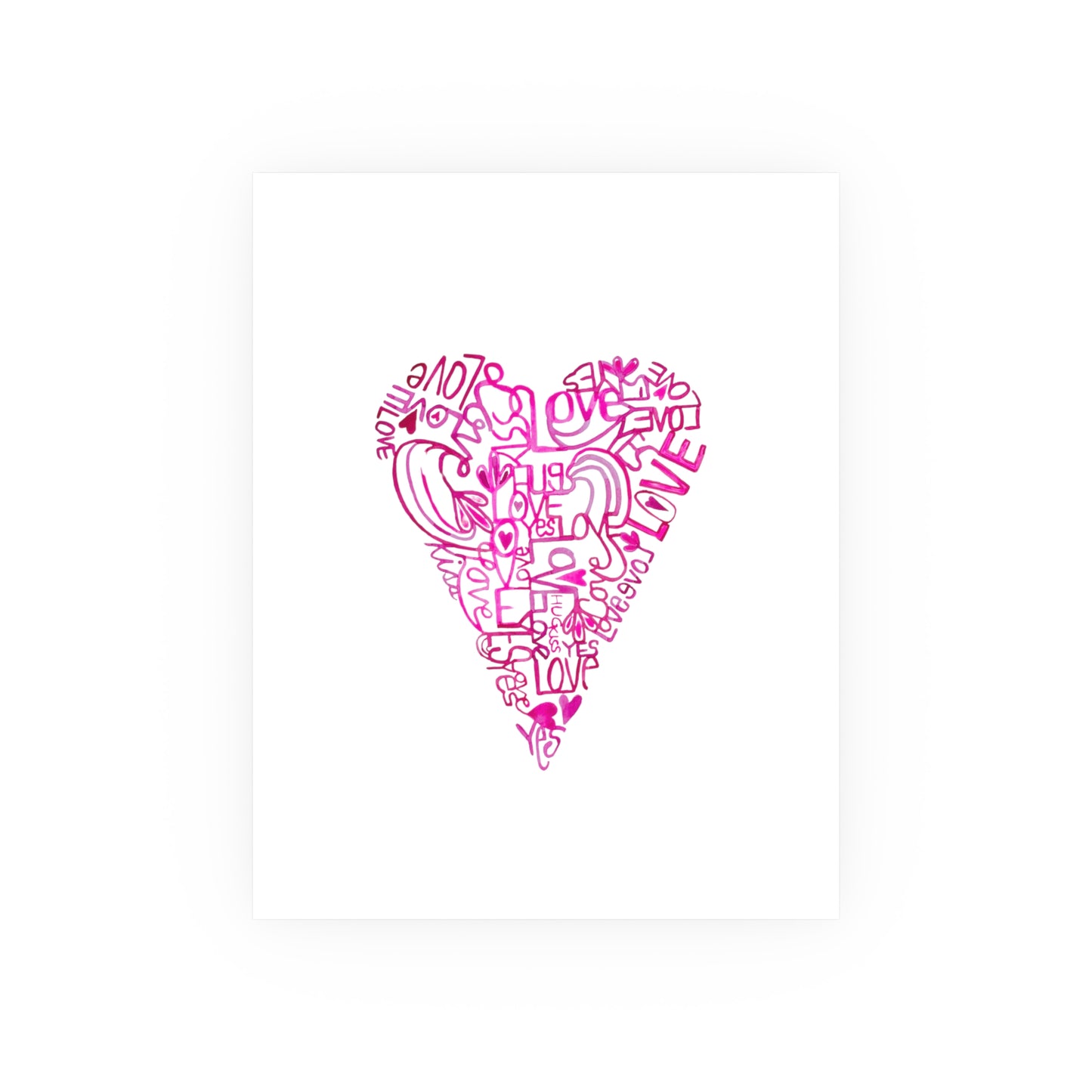 Heart Art Satin and Archival Matte Posters
