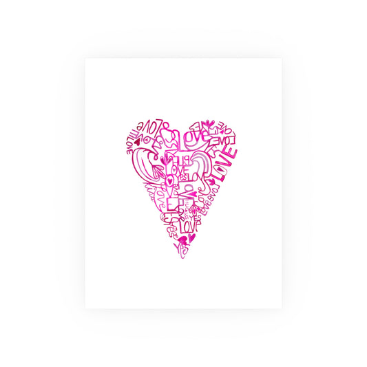 Heart Art Satin and Archival Matte Posters