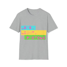 Load image into Gallery viewer, LOVE LIGHT &amp; PHOTONS  Unisex Softstyle T-Shirt