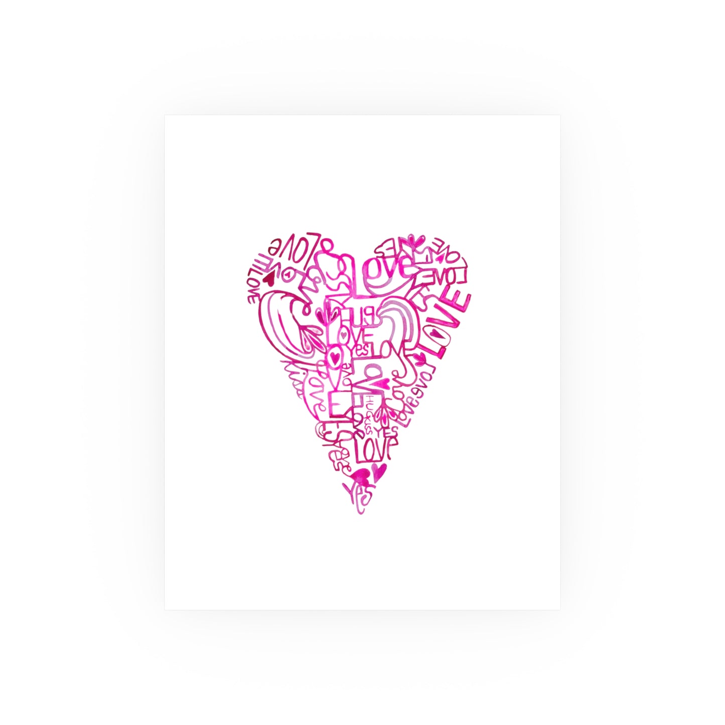 Heart Art Satin and Archival Matte Posters