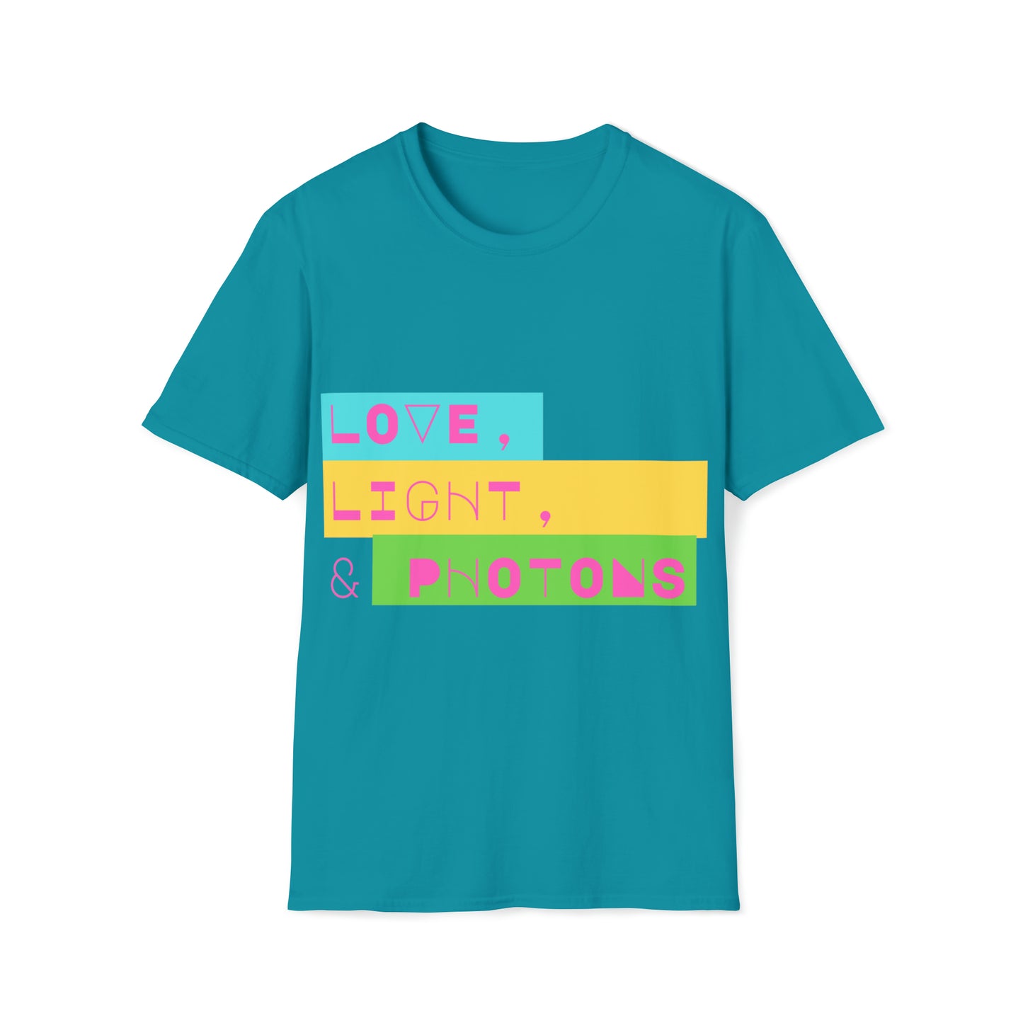 LOVE LIGHT & PHOTONS Unisex Softstyle T-Shirt