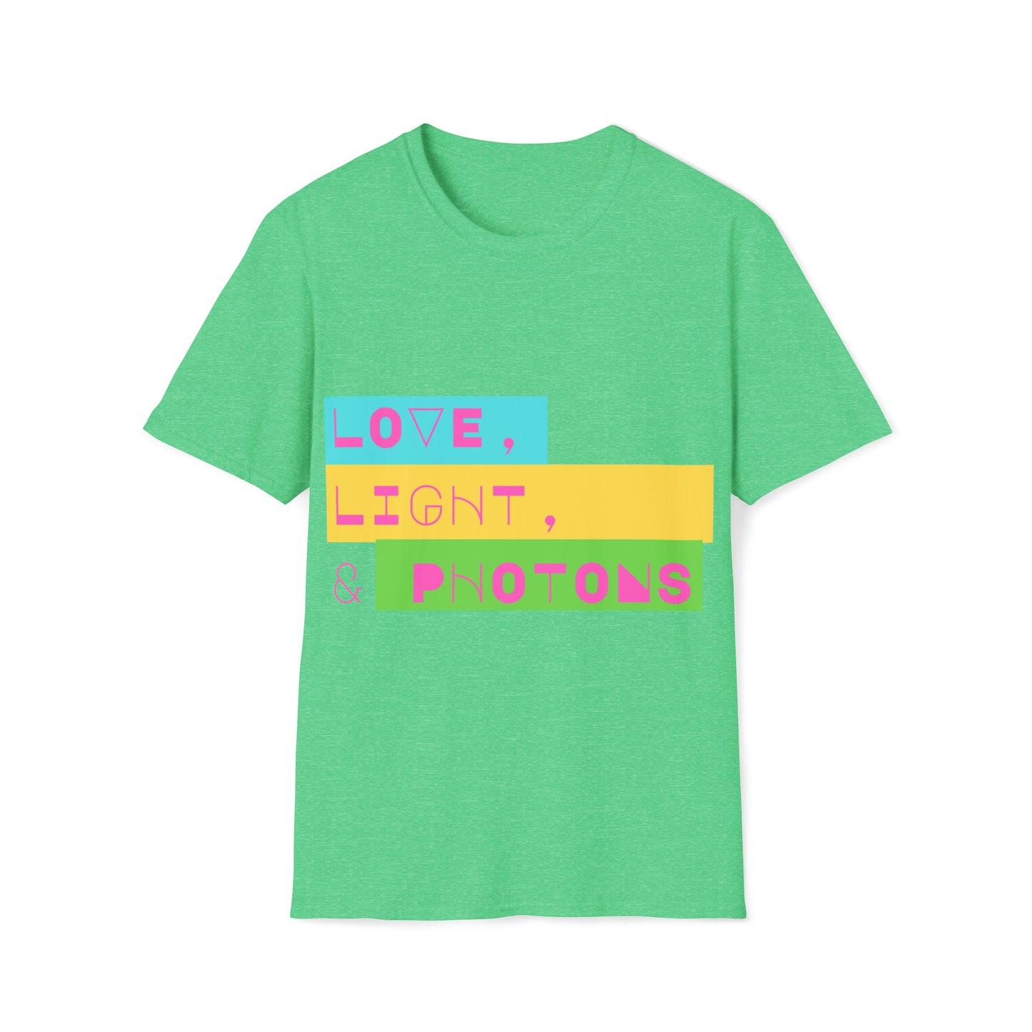 LOVE LIGHT & PHOTONS Unisex Softstyle T-Shirt