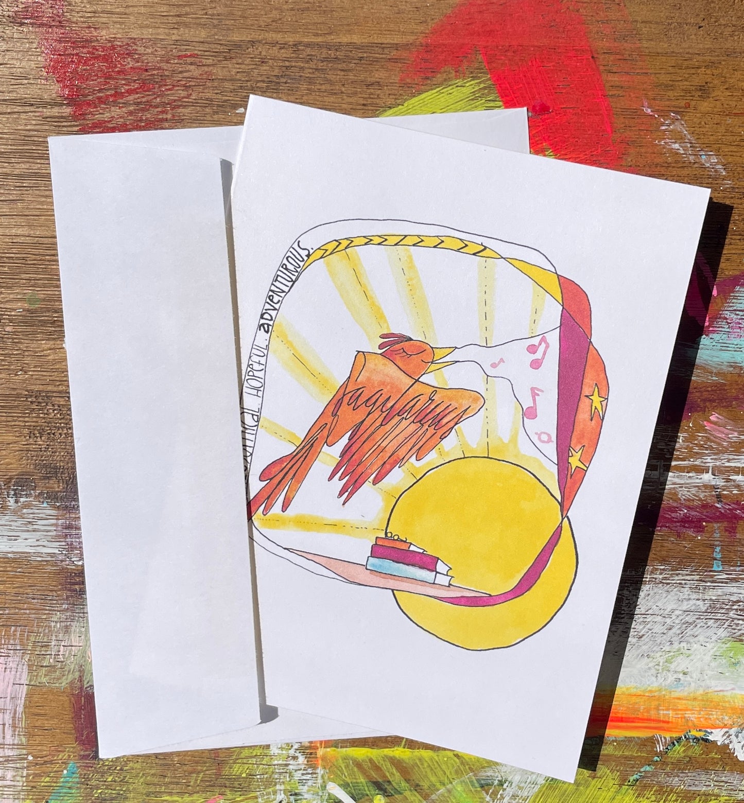 Zodiac Birds Greeting Cards