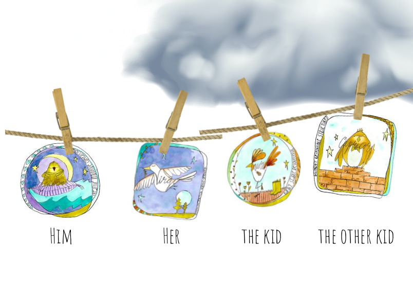 Family Zodiac Astro-Flock Art Prints Aries
