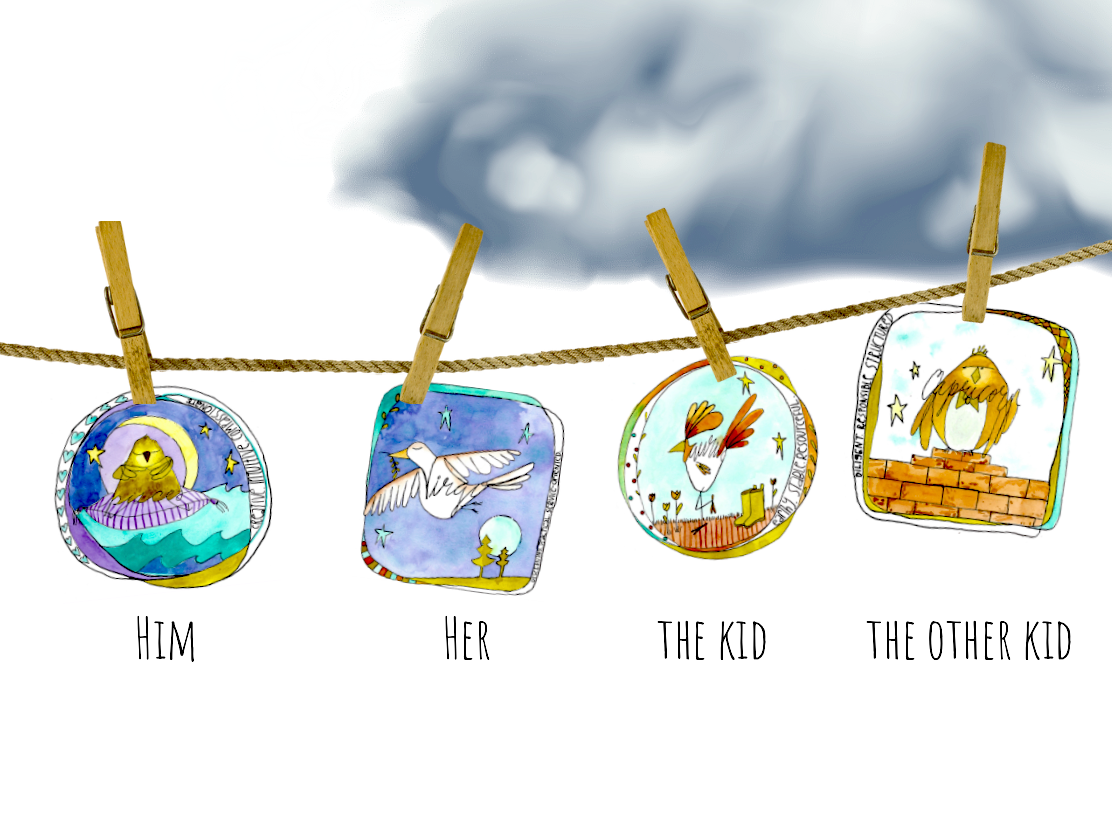 Family Zodiac Astro-Flock Art Prints Cancer