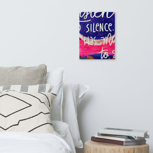 Listen To The Silence- Art Print