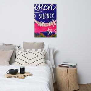 Listen To The Silence- Art Print