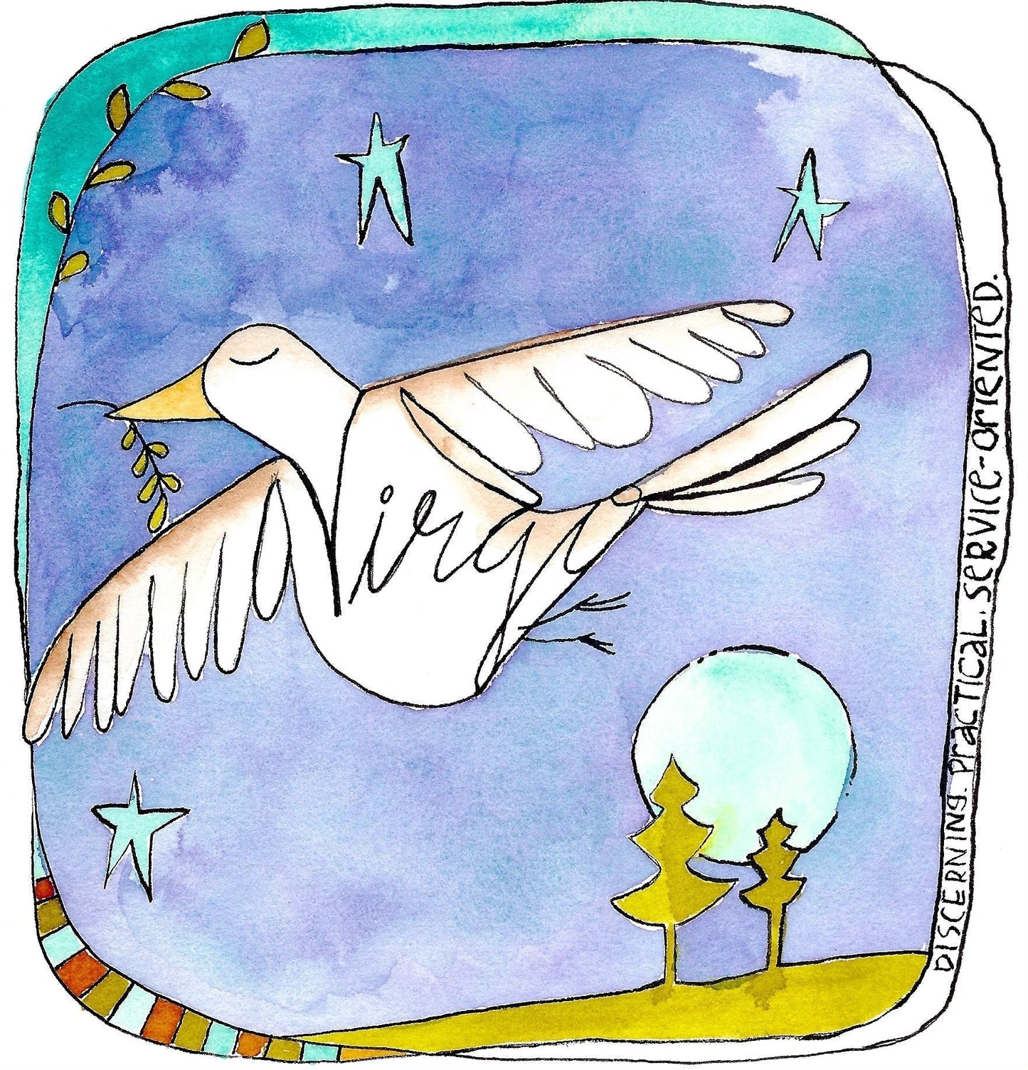 Family Zodiac Astro-Flock Art Prints Libra