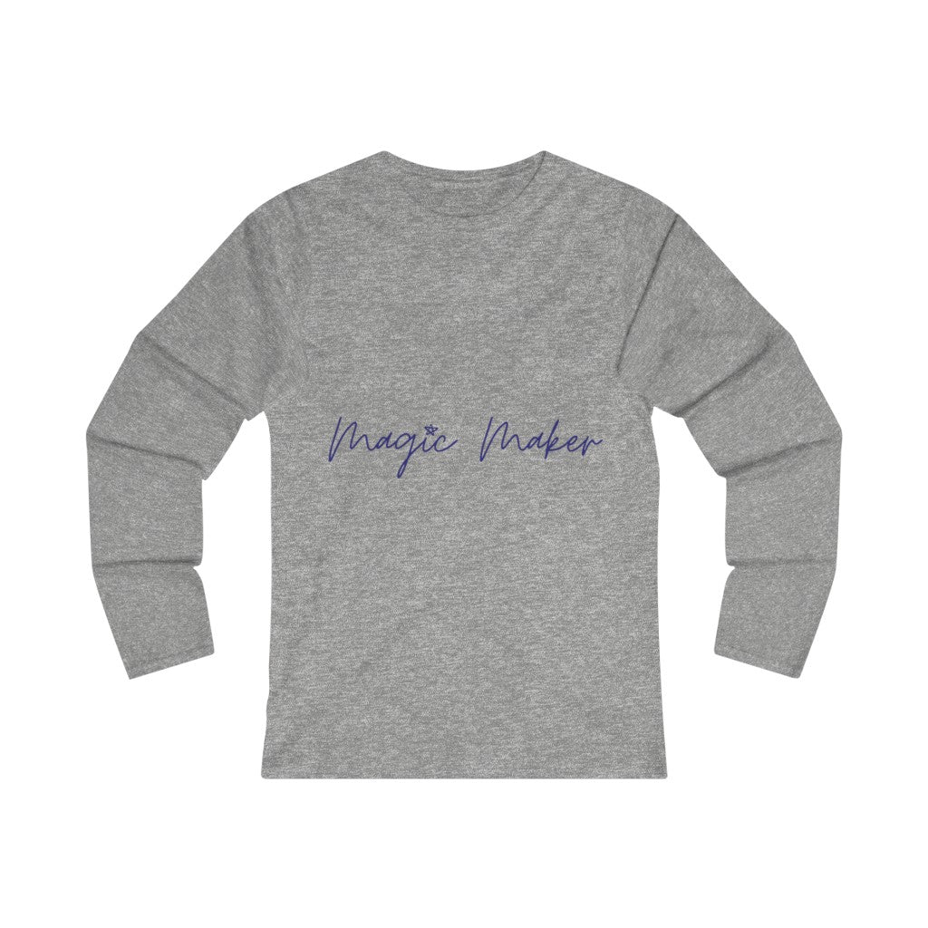 Magic Maker' Women's Fitted Long Sleeve Tee