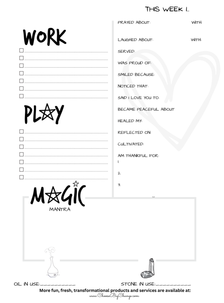 Magic Maker Day Planner, Print Your Own