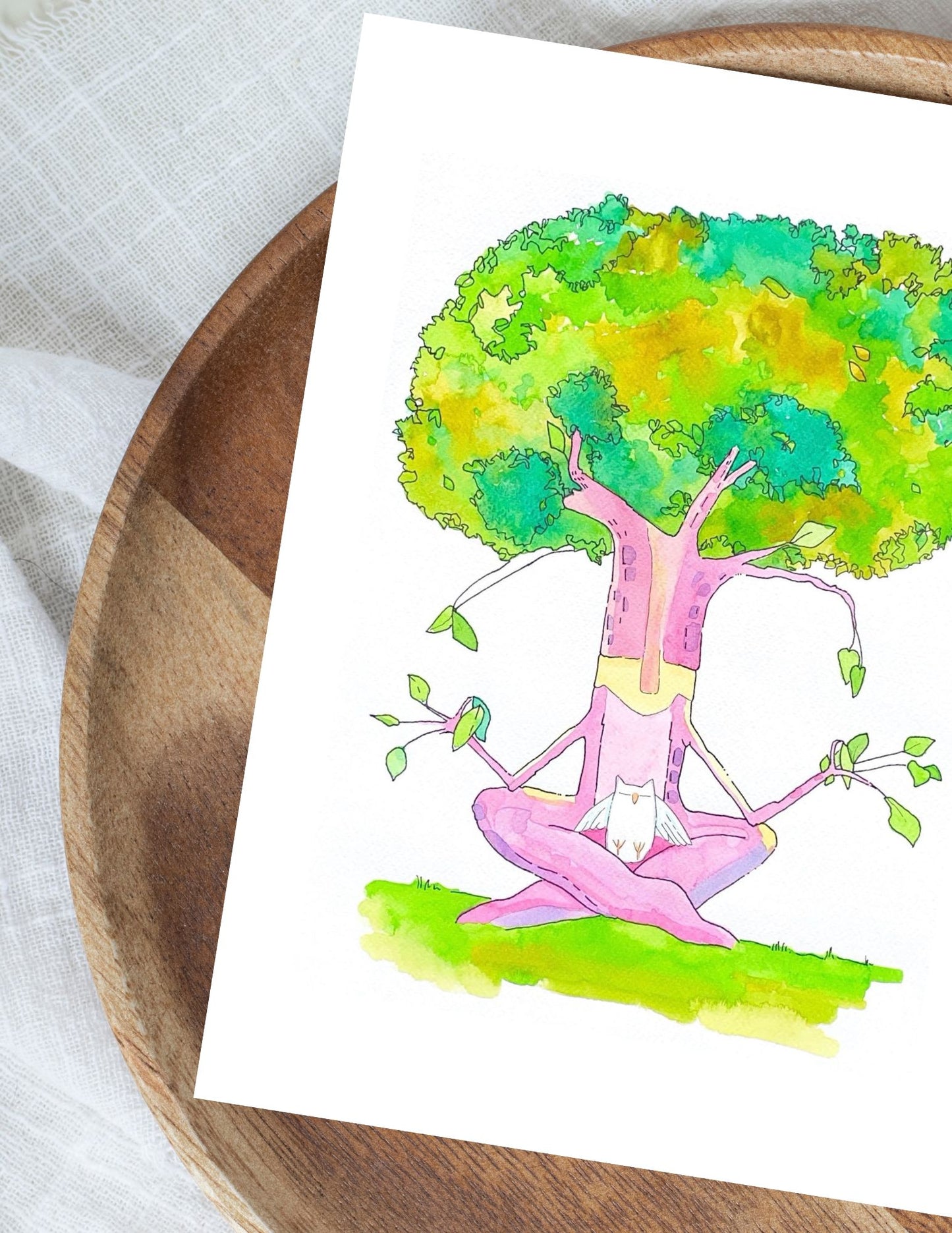 Heavily Meditated Greeting Card