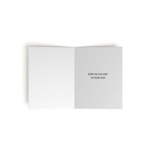 Heavily Meditated Holiday greeting cards (8, 16, and 24 pcs)
