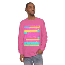 Load image into Gallery viewer, LOVE &amp; LIGHT Unisex Garment-dyed Long Sleeve T-Shirt