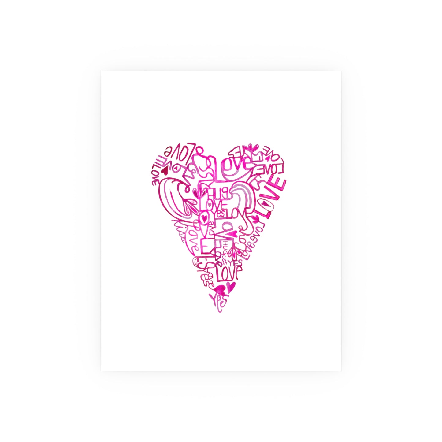 Heart Art Satin and Archival Matte Posters