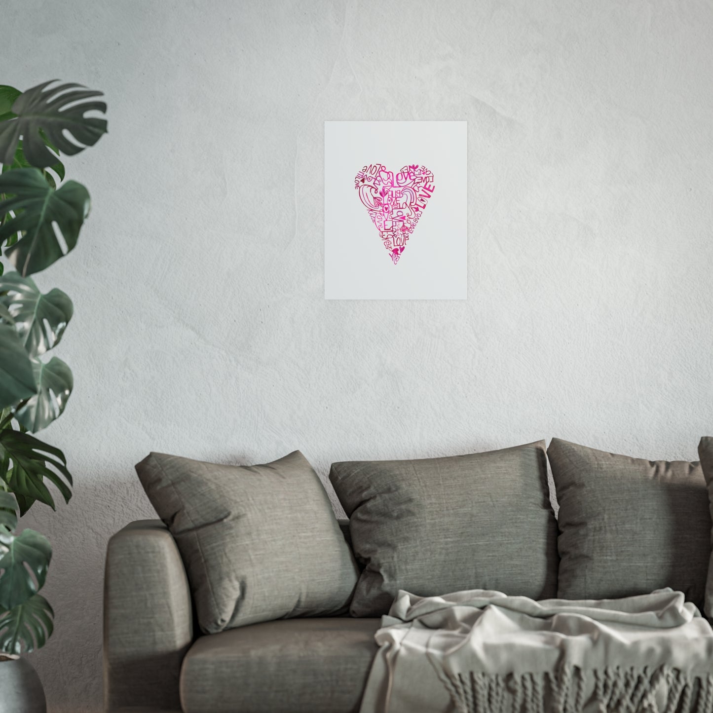 Heart Art Satin and Archival Matte Posters
