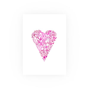 Heart Art Satin and Archival Matte Posters