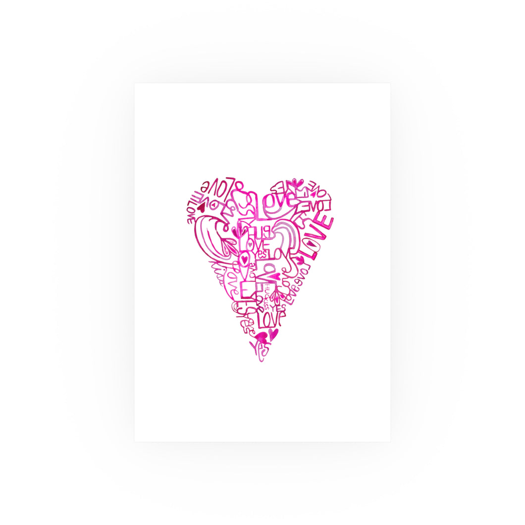 Heart Art Satin and Archival Matte Posters