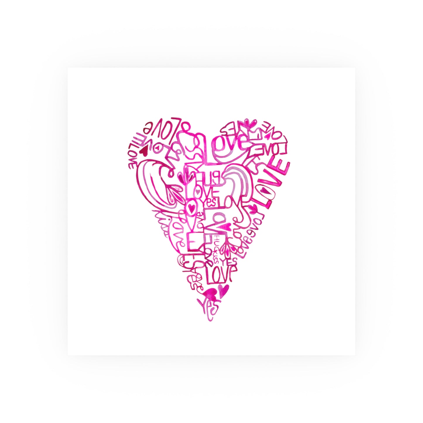 Heart Art Satin and Archival Matte Posters