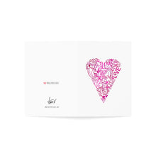 Load image into Gallery viewer, Heart Art Greeting Cards (1, 10, 30, and 50pcs)