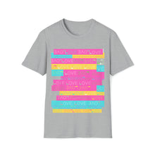 Load image into Gallery viewer, LOVE &amp; LIGHT Unisex Softstyle T-Shirt
