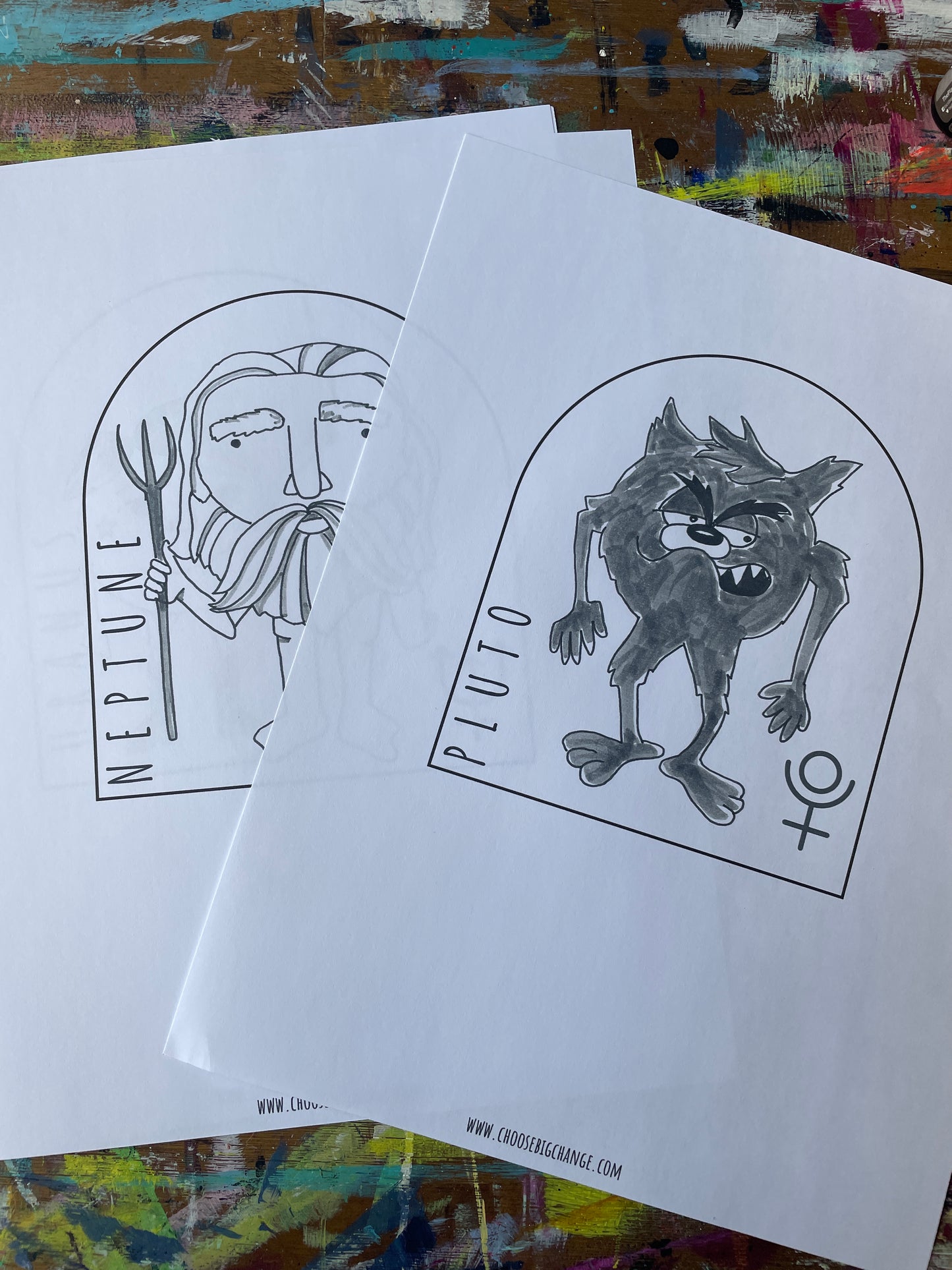 ASTROLOGY PRINTABLE PAPER DOLLS