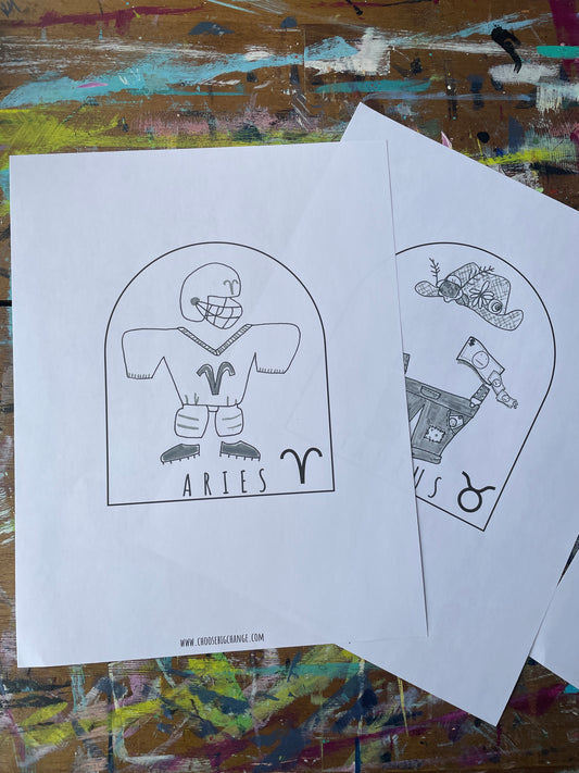ASTROLOGY PRINTABLE PAPER DOLLS