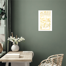 Load image into Gallery viewer, Everything Is Awesome Tarot Card Metal Wall Art Print