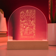 Load image into Gallery viewer, Everything Is Awesome Tarot Card Acrylic Dome Plaque