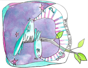 Family Zodiac Astro-Flock Art Prints Pisces