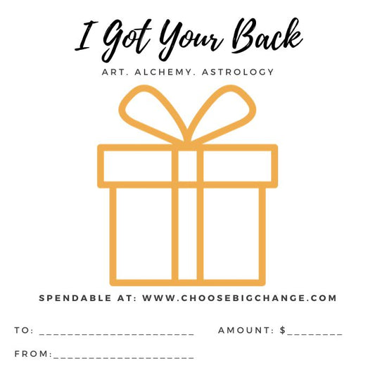 Choose BIG Change Gift Card