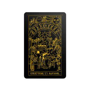 Everything Is AWESOME Forever Tarot Wallet Card