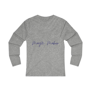 Magic Maker' Women's Fitted Long Sleeve Tee