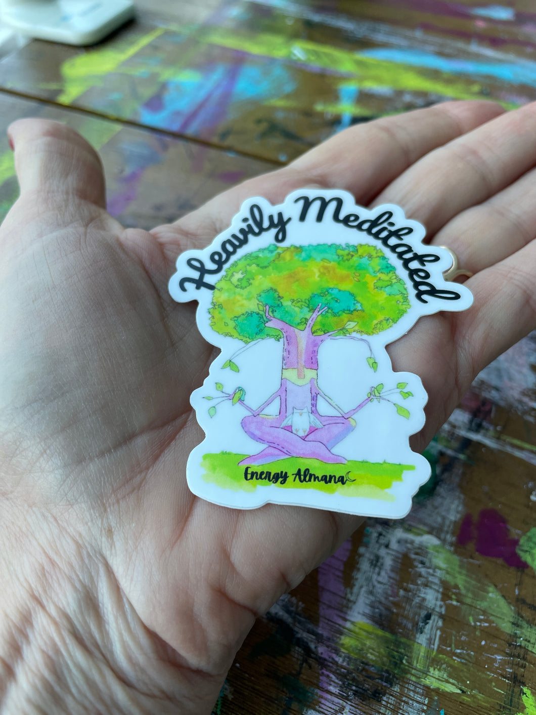 Heavily Meditated Stickers